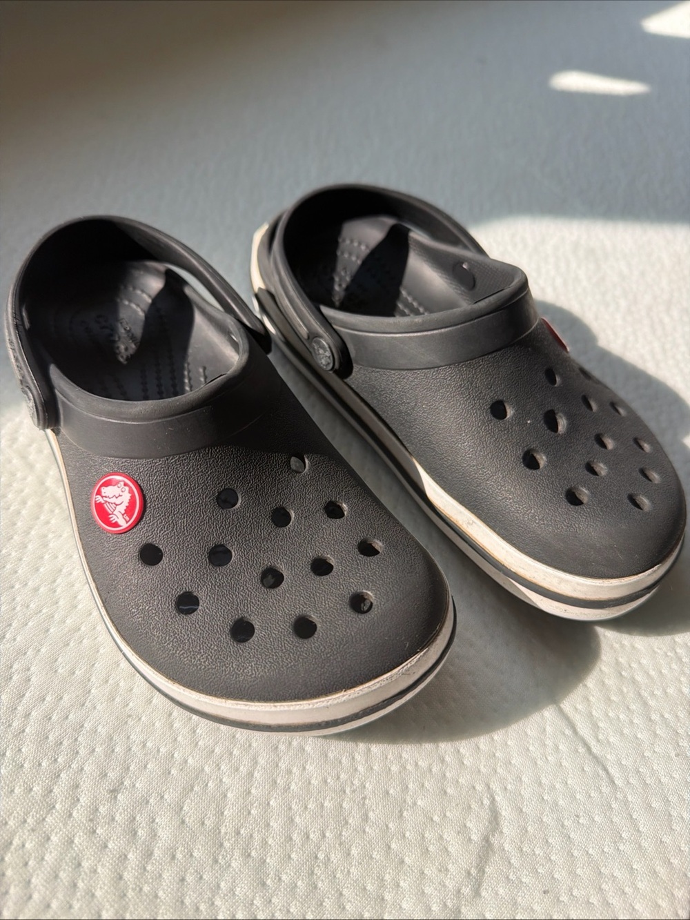 Crocs Kids Classic Clog in Black Size C 12